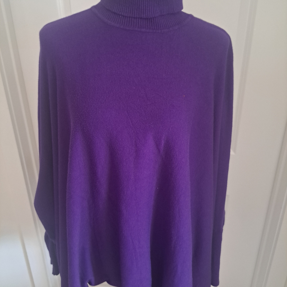 Alfani Rich Purple Turtleneck Sweater
